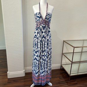 Sandiva Resortwear Halter Maxi Dress